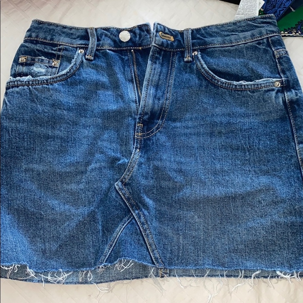 ZARA Jean Skirt